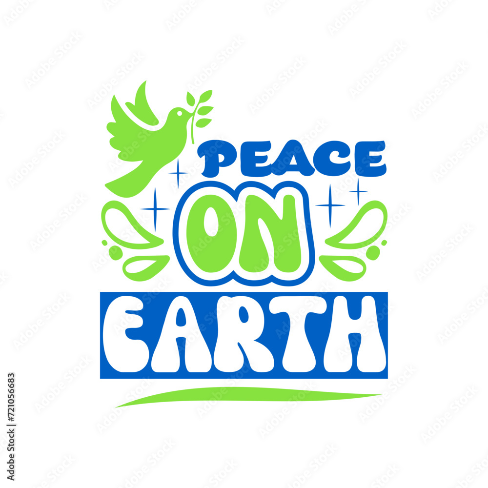 Fototapeta premium peace on earth SVG