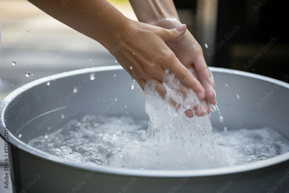 Woman white cleaning wash wet closeup hands bubble female soap water hygiene foam Woman white cleaning wash wet closeup hands bubble female soap water hygiene foam
