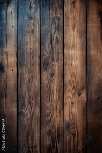 Empty Wooden Background from Top View AI Generated