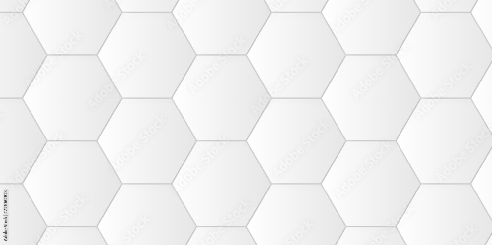 Abstract 3d background with hexagons pattern with hexagonal white and gray technology line paper background. Hexagonal vector grid tile and mosaic structure mess cell. white and gray hexagon. Abstract 3d background with hexagons pattern with hexagonal white and gray technology line paper background. Hexagonal vector grid tile and mosaic structure mess cell. white and gray hexagon.