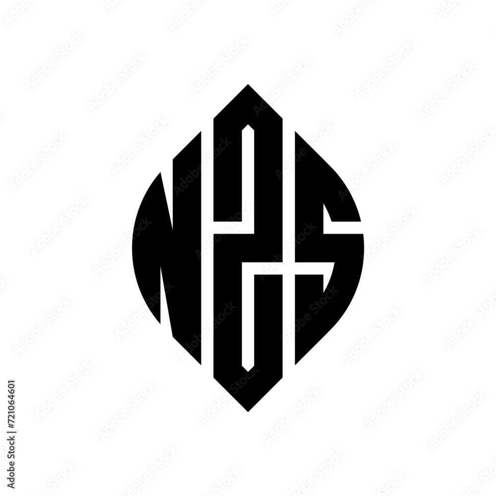NZS circle letter logo design with circle and ellipse shape. NZS ellipse letters with typographic style. The three initials form a circle logo. NZS circle emblem abstract monogram letter mark vector. NZS circle letter logo design with circle and ellipse shape. NZS ellipse letters with typographic style. The three initials form a circle logo. NZS circle emblem abstract monogram letter mark vector.