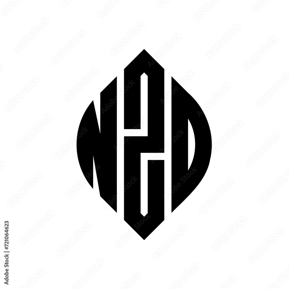 NZO circle letter logo design with circle and ellipse shape. NZO ellipse letters with typographic style. The three initials form a circle logo. NZO circle emblem abstract monogram letter mark vector. NZO circle letter logo design with circle and ellipse shape. NZO ellipse letters with typographic style. The three initials form a circle logo. NZO circle emblem abstract monogram letter mark vector.
