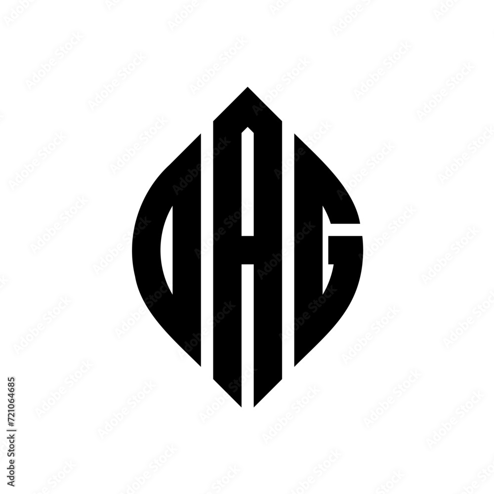 OAG circle letter logo design with circle and ellipse shape. OAG ellipse letters with typographic style. The three initials form a circle logo. OAG circle emblem abstract monogram letter mark vector. OAG circle letter logo design with circle and ellipse shape. OAG ellipse letters with typographic style. The three initials form a circle logo. OAG circle emblem abstract monogram letter mark vector.