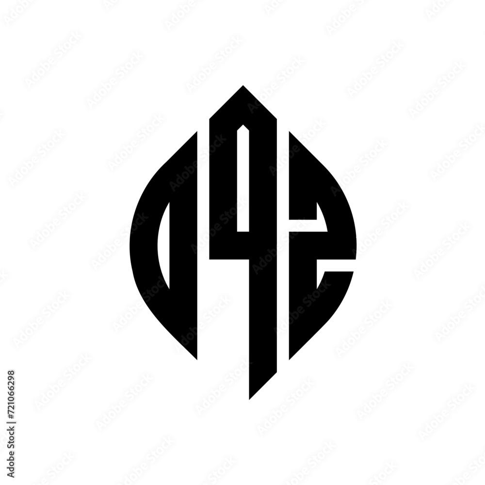 OQZ circle letter logo design with circle and ellipse shape. OQZ ellipse letters with typographic style. The three initials form a circle logo. OQZ circle emblem abstract monogram letter mark vector. OQZ circle letter logo design with circle and ellipse shape. OQZ ellipse letters with typographic style. The three initials form a circle logo. OQZ circle emblem abstract monogram letter mark vector.