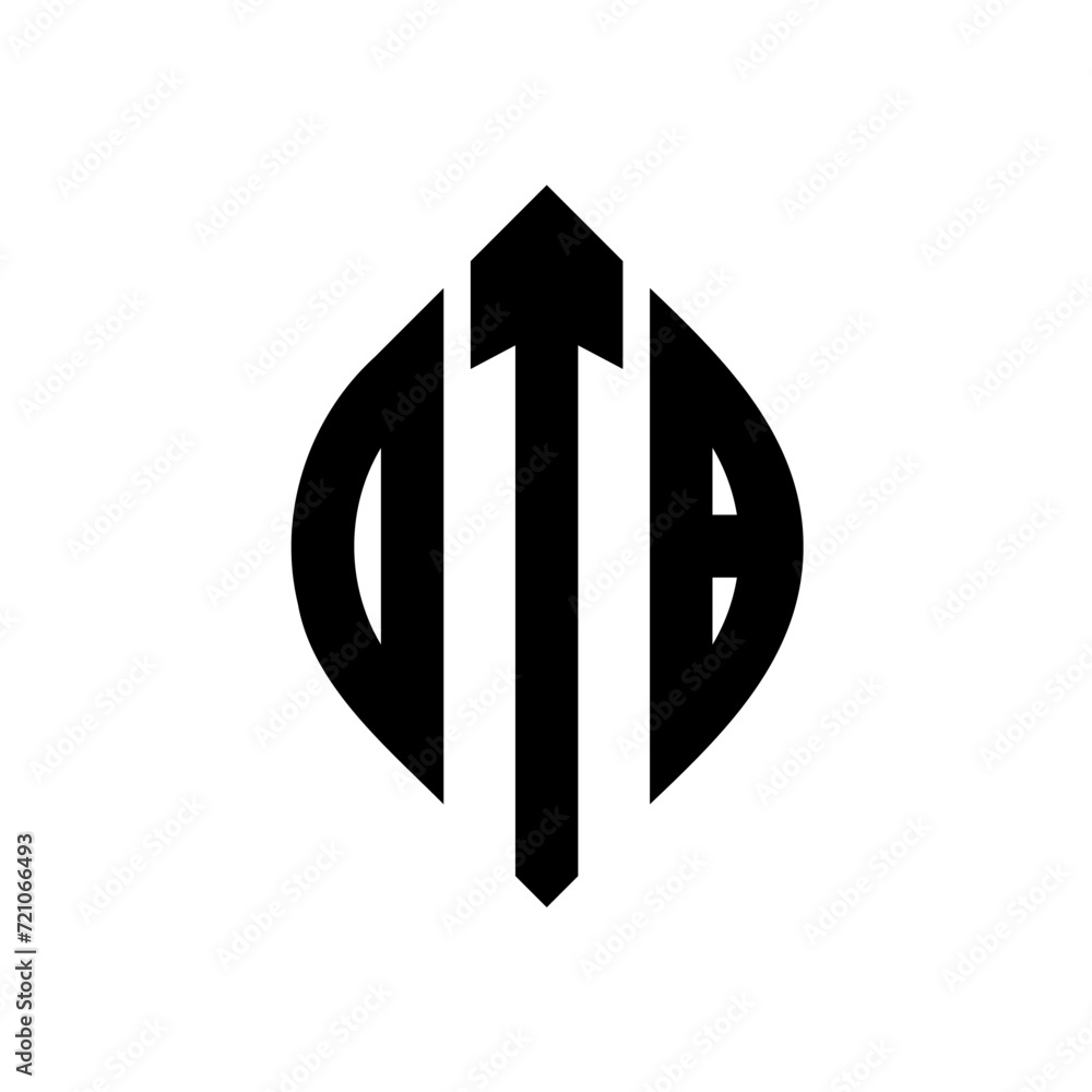 OTB circle letter logo design with circle and ellipse shape. OTB ellipse letters with typographic style. The three initials form a circle logo. OTB circle emblem abstract monogram letter mark vector. OTB circle letter logo design with circle and ellipse shape. OTB ellipse letters with typographic style. The three initials form a circle logo. OTB circle emblem abstract monogram letter mark vector.