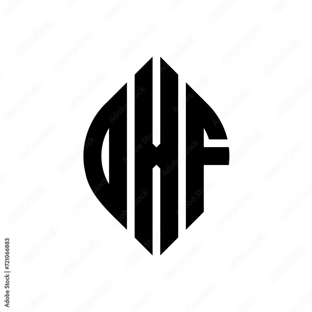 OXF circle letter logo design with circle and ellipse shape. OXF ellipse letters with typographic style. The three initials form a circle logo. OXF circle emblem abstract monogram letter mark vector. OXF circle letter logo design with circle and ellipse shape. OXF ellipse letters with typographic style. The three initials form a circle logo. OXF circle emblem abstract monogram letter mark vector.