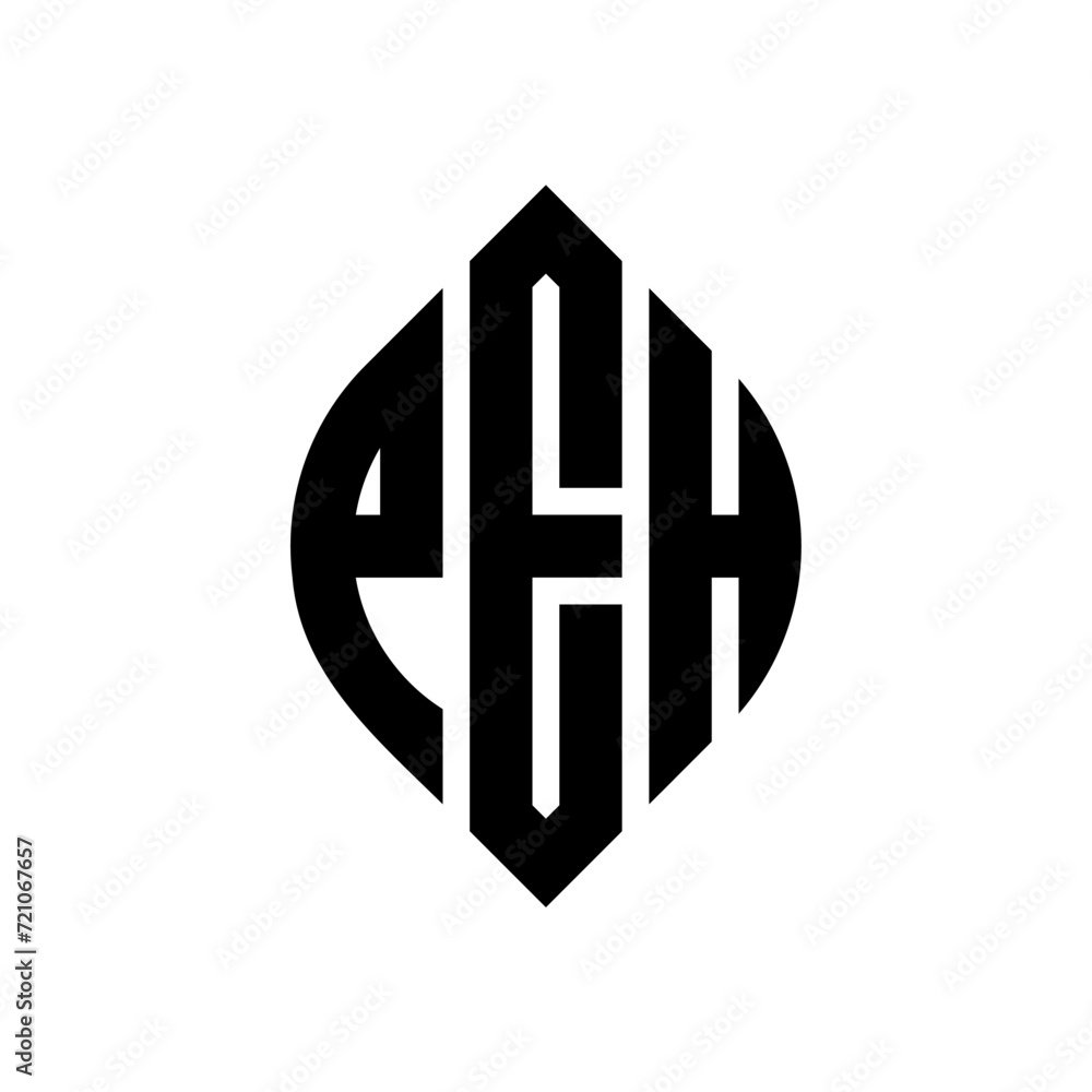 PEH circle letter logo design with circle and ellipse shape. PEH ellipse letters with typographic style. The three initials form a circle logo. PEH circle emblem abstract monogram letter mark vector. PEH circle letter logo design with circle and ellipse shape. PEH ellipse letters with typographic style. The three initials form a circle logo. PEH circle emblem abstract monogram letter mark vector.