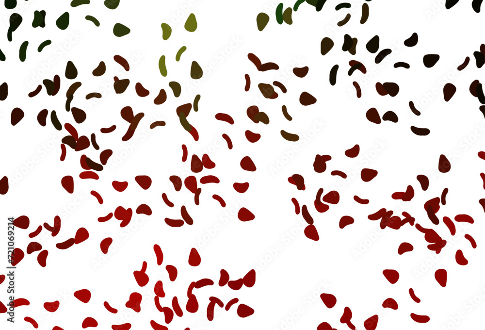 Light Green, Red vector template with memphis shapes. Light Green, Red vector template with memphis shapes.