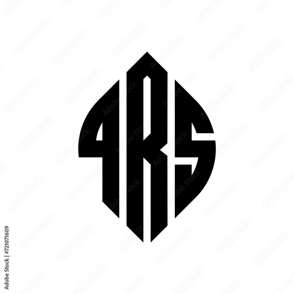 QRS circle letter logo design with circle and ellipse shape. QRS ellipse letters with typographic style. The three initials form a circle logo. QRS circle emblem abstract monogram letter mark vector. QRS circle letter logo design with circle and ellipse shape. QRS ellipse letters with typographic style. The three initials form a circle logo. QRS circle emblem abstract monogram letter mark vector.