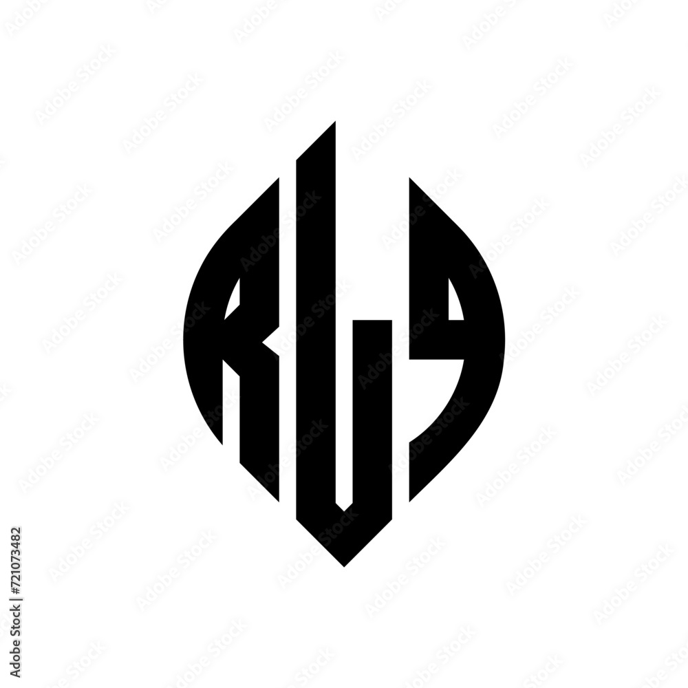 RLQ circle letter logo design with circle and ellipse shape. RLQ ellipse letters with typographic style. The three initials form a circle logo. RLQ circle emblem abstract monogram letter mark vector. RLQ circle letter logo design with circle and ellipse shape. RLQ ellipse letters with typographic style. The three initials form a circle logo. RLQ circle emblem abstract monogram letter mark vector.
