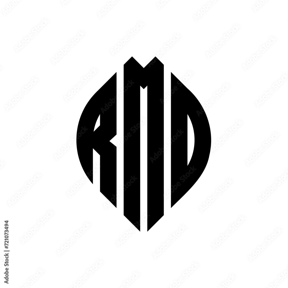 RMD circle letter logo design with circle and ellipse shape. RMD ellipse letters with typographic style. The three initials form a circle logo. RMD circle emblem abstract monogram letter mark vector. RMD circle letter logo design with circle and ellipse shape. RMD ellipse letters with typographic style. The three initials form a circle logo. RMD circle emblem abstract monogram letter mark vector.