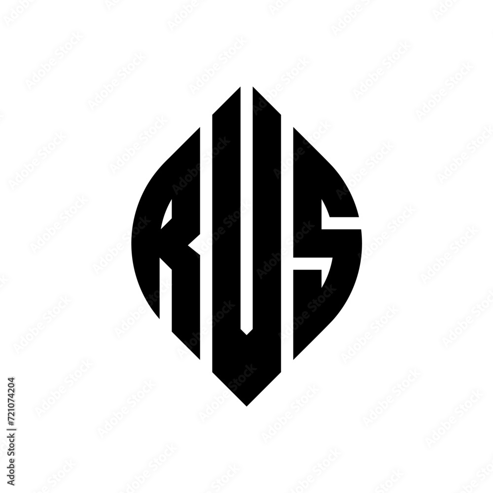 RVS circle letter logo design with circle and ellipse shape. RVS ellipse letters with typographic style. The three initials form a circle logo. RVS circle emblem abstract monogram letter mark vector. RVS circle letter logo design with circle and ellipse shape. RVS ellipse letters with typographic style. The three initials form a circle logo. RVS circle emblem abstract monogram letter mark vector.