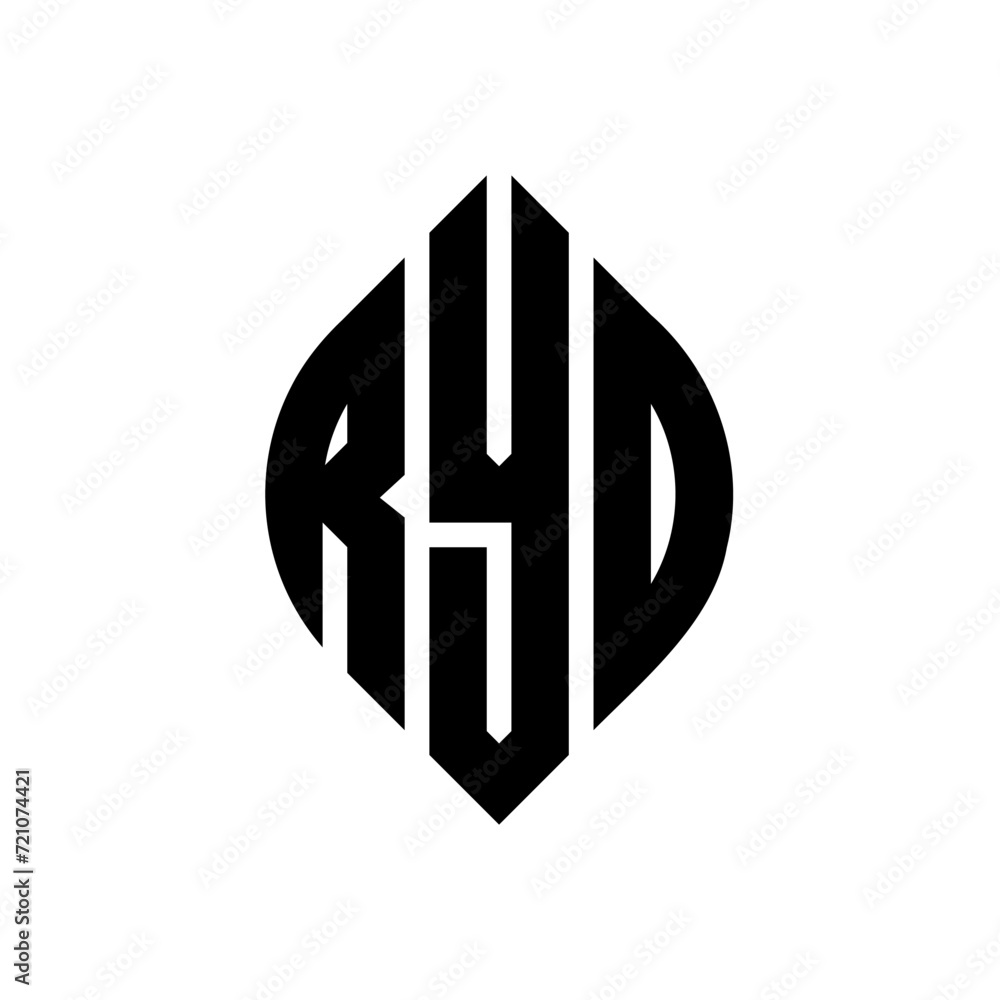 RYD circle letter logo design with circle and ellipse shape. RYD ellipse letters with typographic style. The three initials form a circle logo. RYD circle emblem abstract monogram letter mark vector. RYD circle letter logo design with circle and ellipse shape. RYD ellipse letters with typographic style. The three initials form a circle logo. RYD circle emblem abstract monogram letter mark vector.