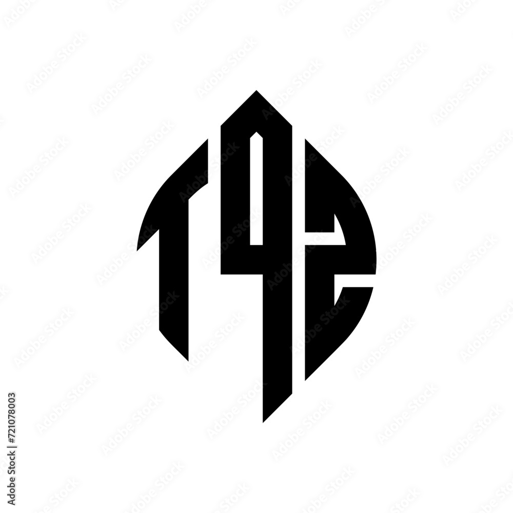 TQZ circle letter logo design with circle and ellipse shape. TQZ ellipse letters with typographic style. The three initials form a circle logo. TQZ Circle Emblem Abstract Monogram Letter Mark Vector. TQZ circle letter logo design with circle and ellipse shape. TQZ ellipse letters with typographic style. The three initials form a circle logo. TQZ Circle Emblem Abstract Monogram Letter Mark Vector.
