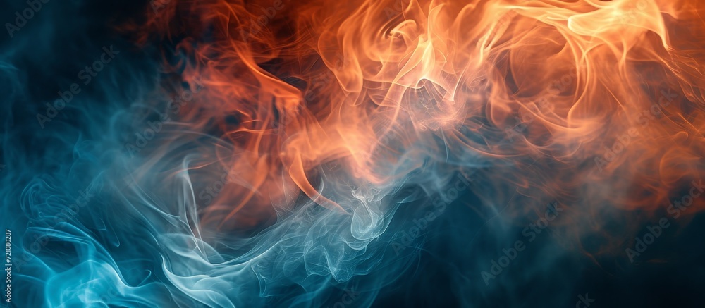 Mystifying Abstract Smoke Background: An Enigmatic Fusion of Abstract, Smoke, and Background Elements.