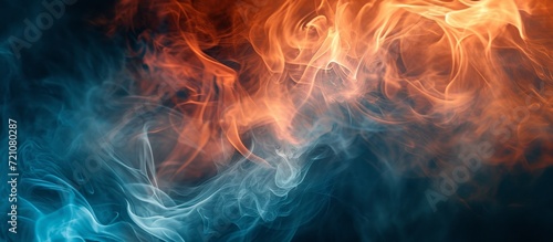 Mystifying Abstract Smoke Background: An Enigmatic Fusion of Abstract, Smoke, and Background Elements. photo