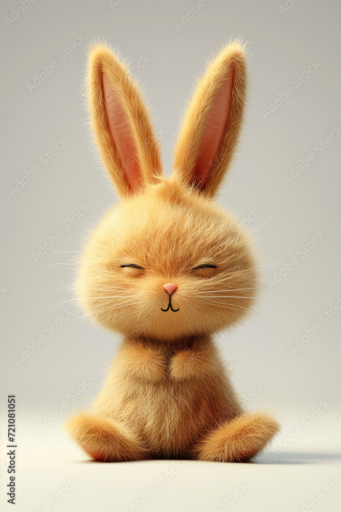 Obraz premium cute easter bunny