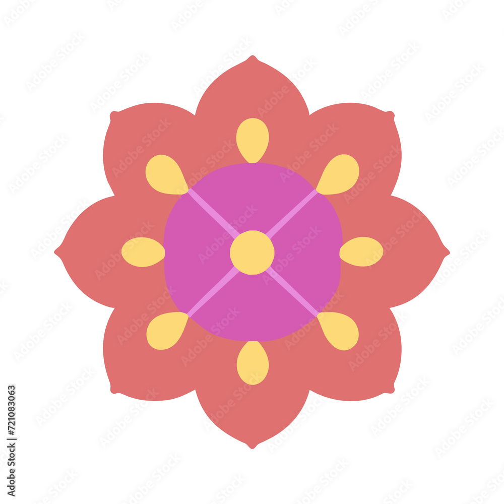 Beautiful flower shape design for various decorations. Beautiful flower shape design for various decorations.