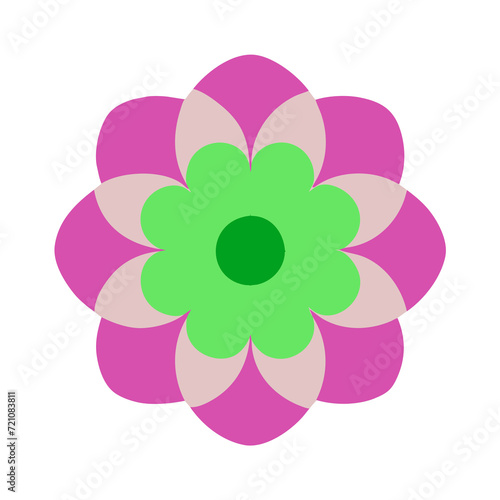 Beautiful flower shape design for various decorations.