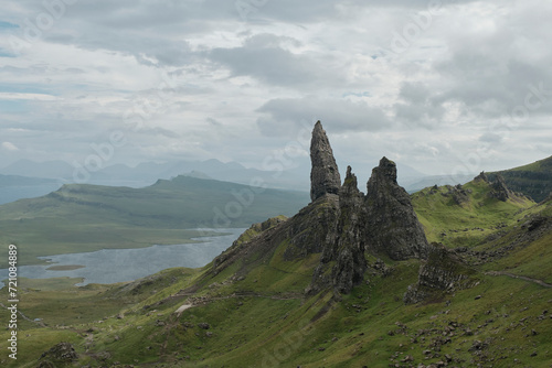 Perfect weather for hiking in Isle of Skye, Scotland