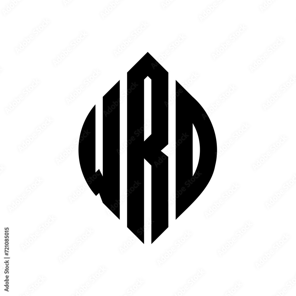 WRO circle letter logo design with circle and ellipse shape. WRO ellipse letters with typographic style. The three initials form a circle logo. WRO circle emblem abstract monogram letter mark vector. WRO circle letter logo design with circle and ellipse shape. WRO ellipse letters with typographic style. The three initials form a circle logo. WRO circle emblem abstract monogram letter mark vector.