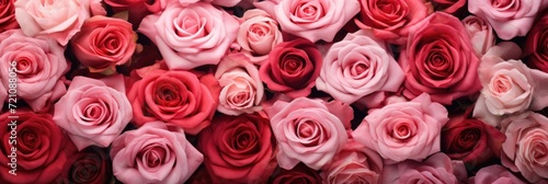 colorful roses background close up