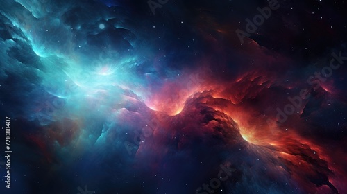 Nebulaic Space with Embedded Cosmic Components