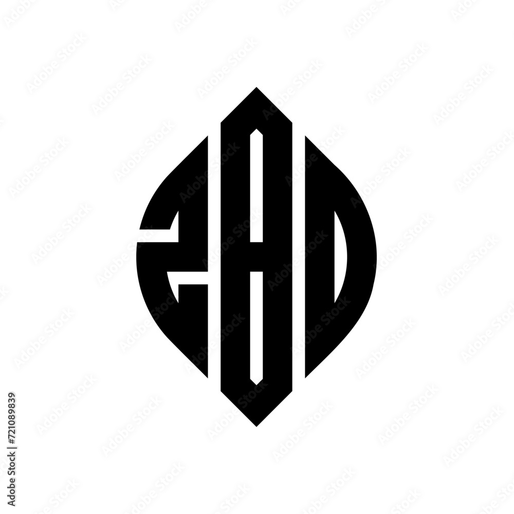 ZBD circle letter logo design with circle and ellipse shape. ZBD ellipse letters with typographic style. The three initials form a circle logo. ZBD circle emblem abstract monogram letter mark vector. ZBD circle letter logo design with circle and ellipse shape. ZBD ellipse letters with typographic style. The three initials form a circle logo. ZBD circle emblem abstract monogram letter mark vector.