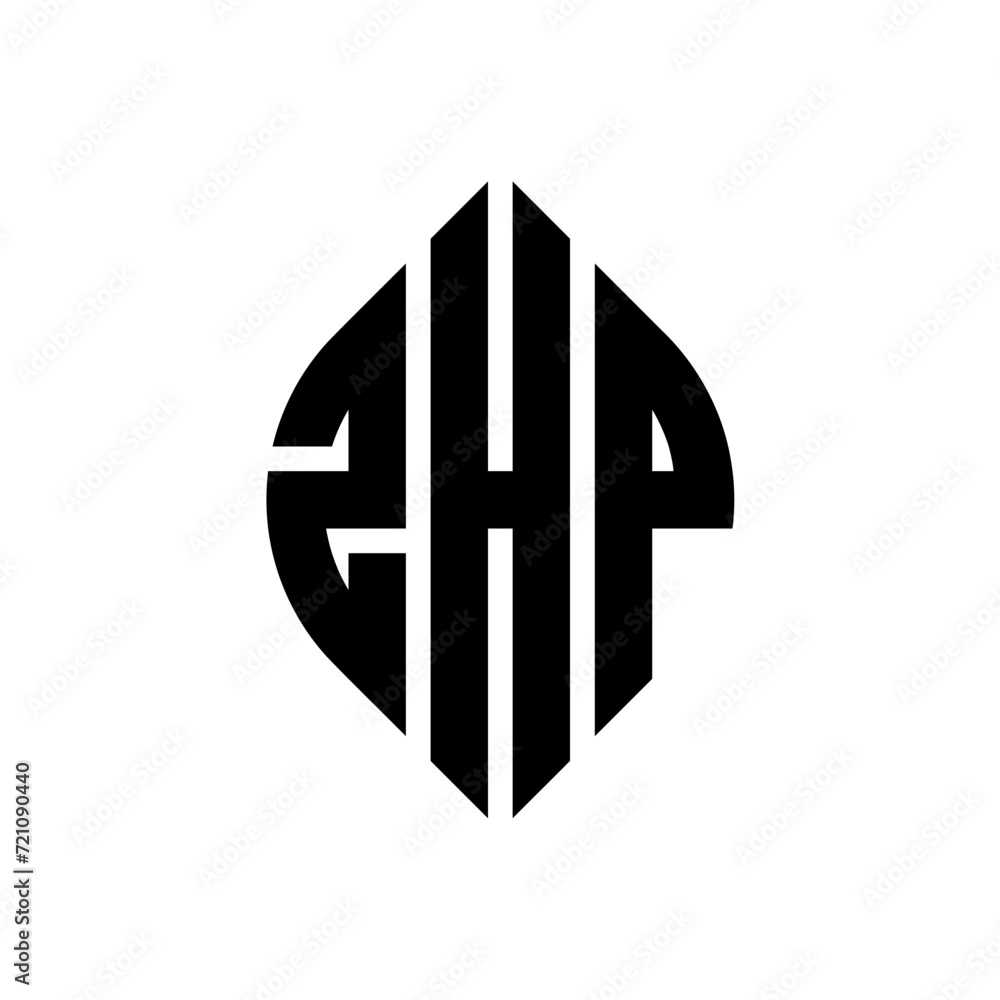 ZHP circle letter logo design with circle and ellipse shape. ZHP ellipse letters with typographic style. The three initials form a circle logo. ZHP circle emblem abstract monogram letter mark vector. ZHP circle letter logo design with circle and ellipse shape. ZHP ellipse letters with typographic style. The three initials form a circle logo. ZHP circle emblem abstract monogram letter mark vector.