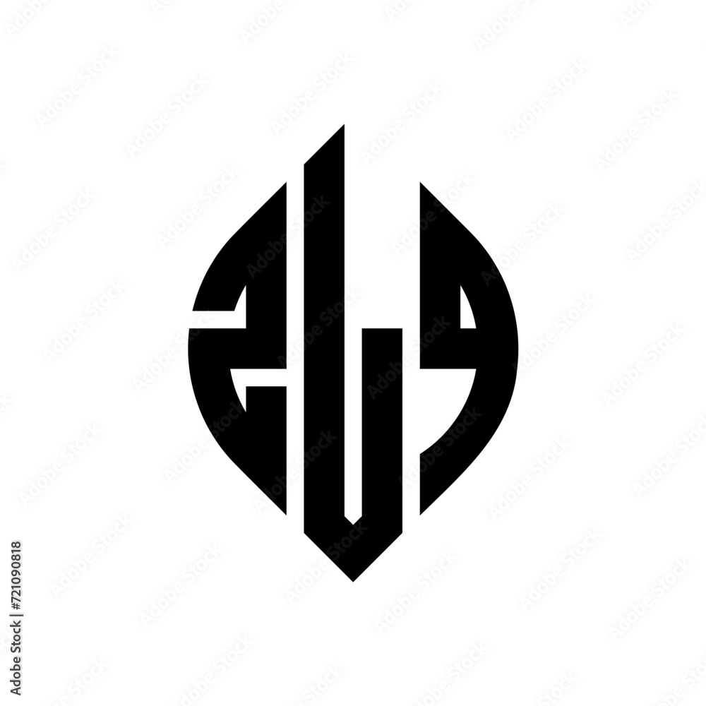 ZLQ circle letter logo design with circle and ellipse shape. ZLQ ellipse letters with typographic style. The three initials form a circle logo. ZLQ circle emblem abstract monogram letter mark vector. ZLQ circle letter logo design with circle and ellipse shape. ZLQ ellipse letters with typographic style. The three initials form a circle logo. ZLQ circle emblem abstract monogram letter mark vector.