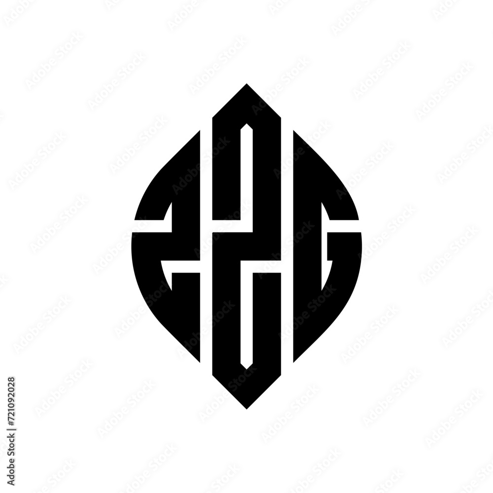 ZZG circle letter logo design with circle and ellipse shape. ZZG ellipse letters with typographic style. The three initials form a circle logo. ZZG circle emblem abstract monogram letter mark vector. ZZG circle letter logo design with circle and ellipse shape. ZZG ellipse letters with typographic style. The three initials form a circle logo. ZZG circle emblem abstract monogram letter mark vector.