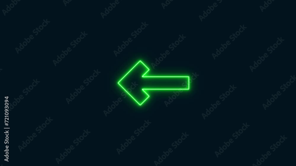 Directional arrow loop, direction neon arrow line loop animation, Animated symbol of arrow Directional arrow loop, direction neon arrow line loop animation, Animated symbol of arrow