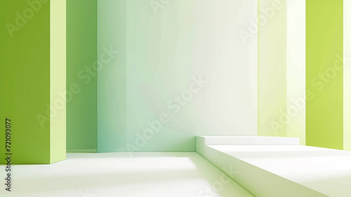 White  Celery Green and Wasabi Green banner background vector presentation design. PowerPoint and Business background.