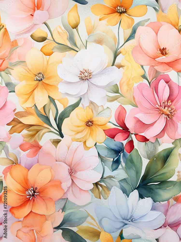 Obraz premium colorful flower background 5