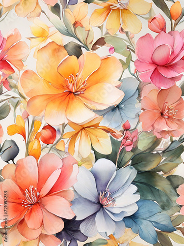 colorful flower background 3