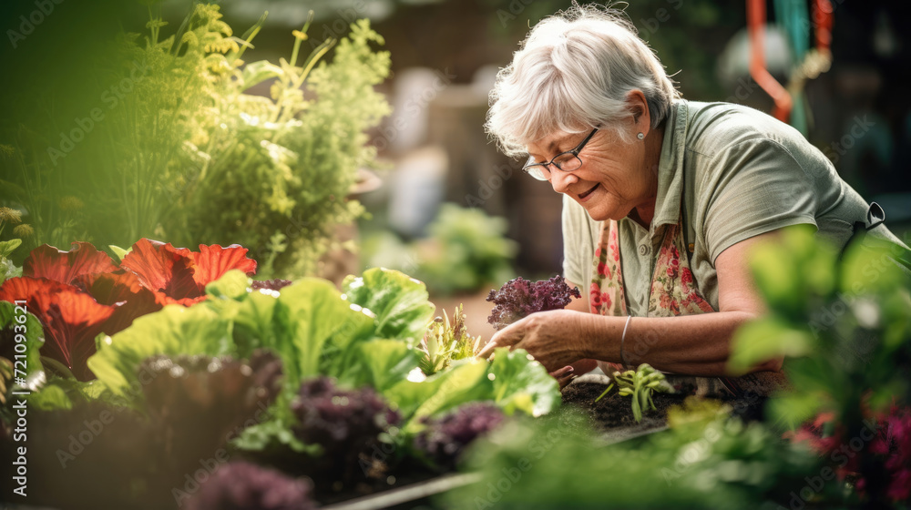 Seniors take on a gardening project, sharing their green-thumb adventures and tips for cultivating a beautiful garden on social media Seniors take on a gardening project, sharing their green-thumb adventures and tips for cultivating a beautiful garden on social media