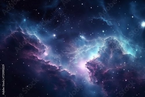 Cosmic art, science fiction wallpaper. Beauty of deep space. Billions of galaxies in the universe