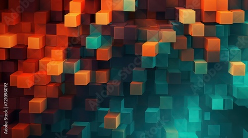 abstract background with squares