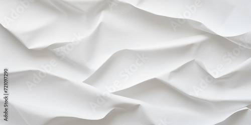 White paper wrinkled as background, closeup view