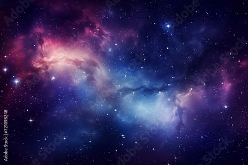  Space background with realistic nebula and shining stars. Colorful cosmos with stardust and milky way. Magic color galaxy. Infinite universe and starry night. Vector illustration