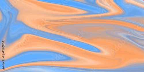 Abstract Blue and Orange Sunset Canvas with Cloudlike 
Silky Wavy Motion Texture Perfect for Corporate Presentations, Invitations, and Modern Digital Art.
