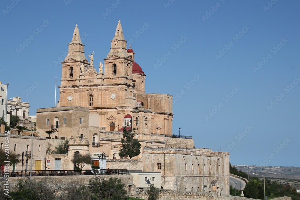 The Sanctuary of Our Lady of Mellieha Is a Roman Catholic Church in the village of Mellieħa in Malta