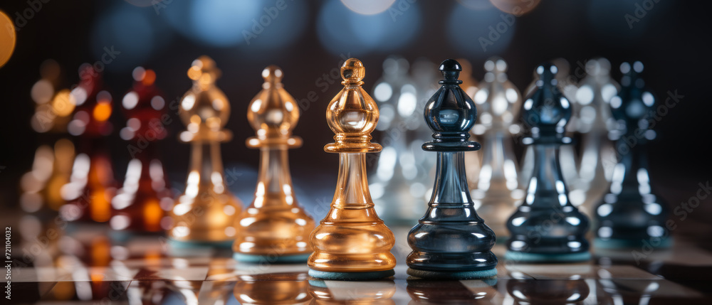 Chess Pieces in Elegant Focus