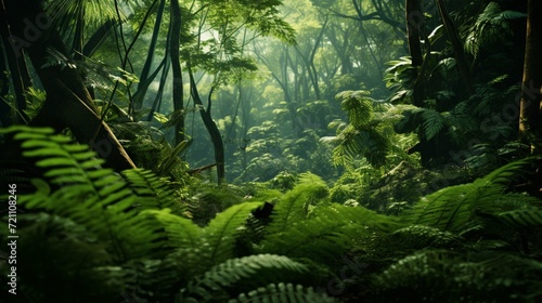 A serene and immersive representation of a nature background composed of green leaves  emphasizing their detailed textures and natural vibrancy  all   as if captured by an HD camera