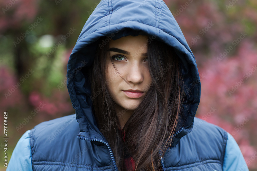 Beautiful girl with shiny black hair and black eyes. Miss from Ukraine Beautiful girl with shiny black hair and black eyes. Miss from Ukraine