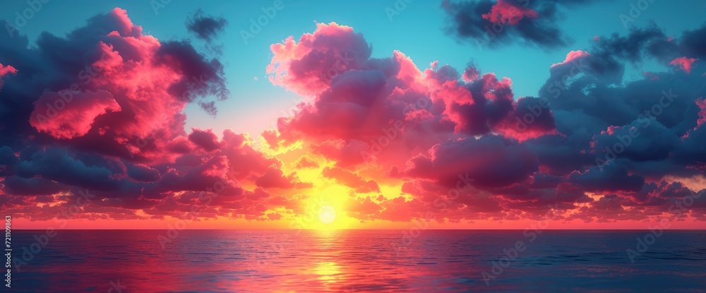  Evening Sky Clouds Sunset Background, Wallpaper Pictures, Background Hd
