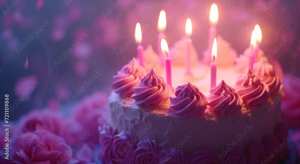 a brown cake with lots of candles a brown cake with lots of candles