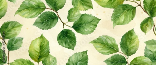 Seamless Leaves Wallpaper Pattern On Textures, Wallpaper Pictures, Background Hd © MI coco