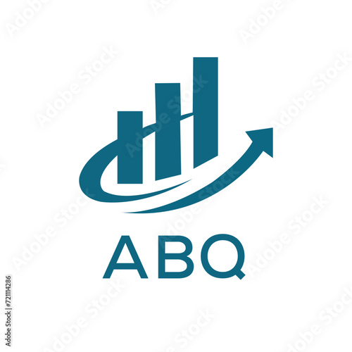 ABQ letter logo design on black background. ABQ creative initials letter logo concept. ABQ letter design.
