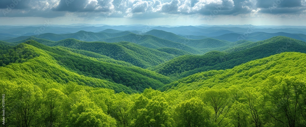 Landscape Green Mountains Mountainous Terrain, Wallpaper Pictures, Background Hd